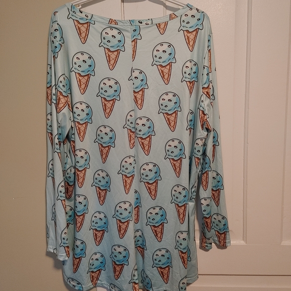 Ice Cream Print Pajama Set - Picture 2 of 2